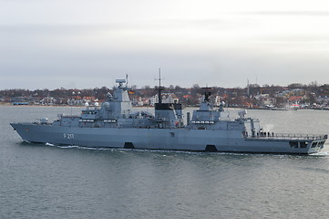 Image showing German navy ship.