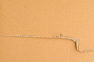 Image showing Brown paper card board