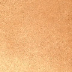 Image showing Orange leather texture closeup