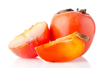 Image showing Ripe persimmons