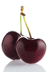 Image showing Red cherries 