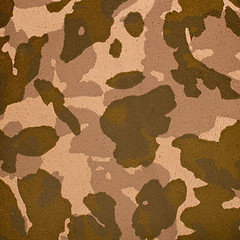 Image showing Camouflage texture artificial leather