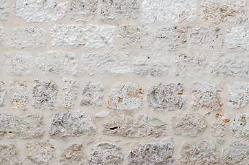 Image showing Grey stone wall