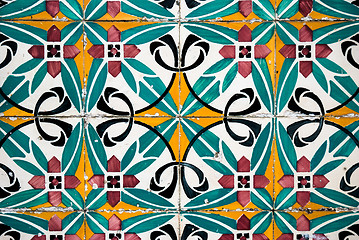 Image showing Vintage spanish tiles