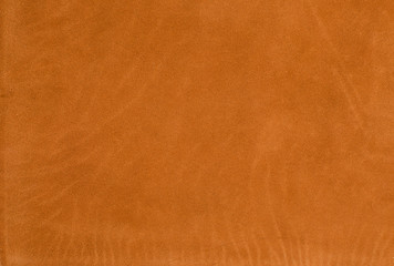 Image showing Orange leather texture 