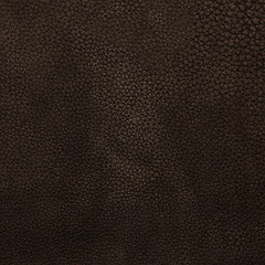 Image showing Brown leather texture closeup