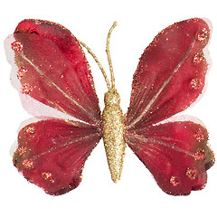 Image showing Butterfly Christmas tree ornament