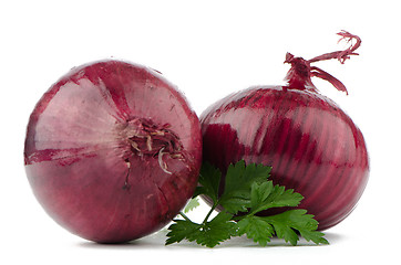 Image showing Red onions