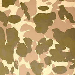 Image showing Desert camouflage pattern 