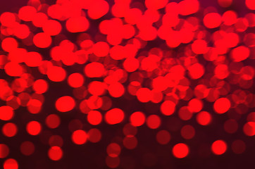 Image showing Defocused abstract red background