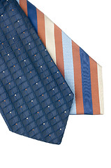 Image showing Closeup of two ties