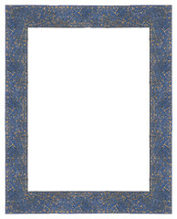 Image showing Blue wooden frame 