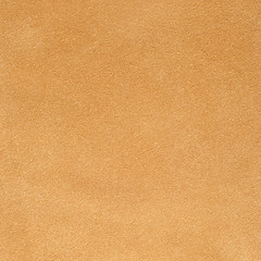 Image showing Brown leather texture closeup