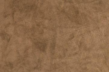 Image showing Wrinkle surface of brown Velvet