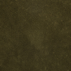 Image showing Dark green leather