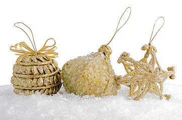 Image showing Christmas ball baubles