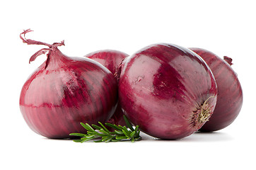 Image showing Red onions