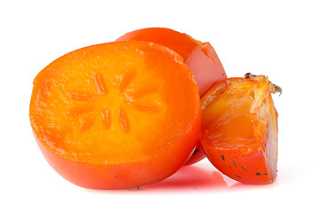 Image showing Persimmon with slice