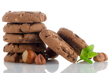 Image showing Homemade chocolate cookies