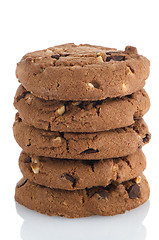 Image showing Homemade chocolate cookies