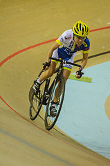 Image showing Unidentified cyclist