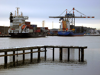 Image showing Container ship