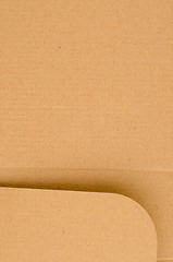 Image showing Brown paper card board