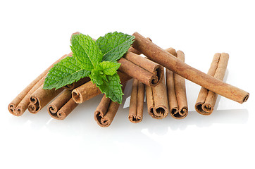 Image showing Cinnamon sticks