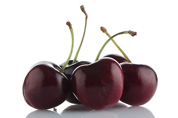 Image showing Red cherries 