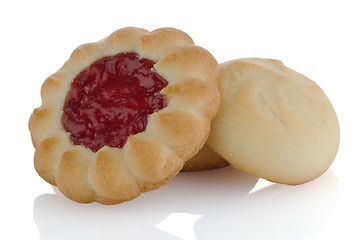 Image showing Strawberry biscuit