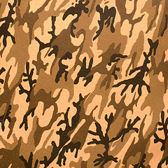 Image showing Camouflage texture artificial leather