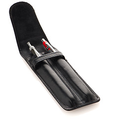 Image showing Leather pencil case 