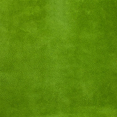 Image showing Green leather texture closeup