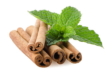 Image showing Cinnamon sticks