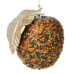 Image showing Christmas apple decoration 