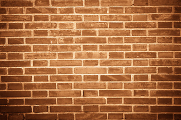 Image showing Red brick wall texture