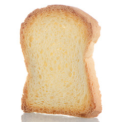 Image showing Slice of bread toasted