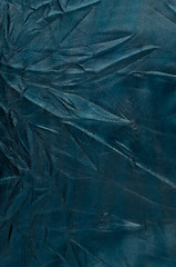 Image showing Blue leather 