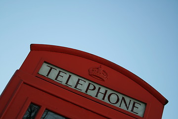 Image showing Old English Phone Box