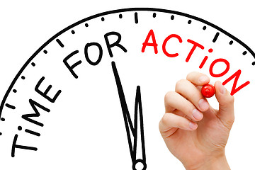 Image showing Time for Action