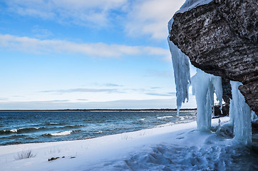 Image showing Icy cliffs