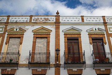 Image showing Detail of typical old house in Spain