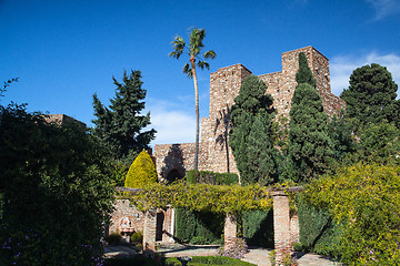 Image showing Castillo de Gibralfaro in Malaga