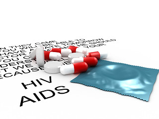 Image showing Aids medical and preventive treatment