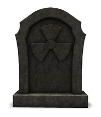 Image showing radioactive gravestone