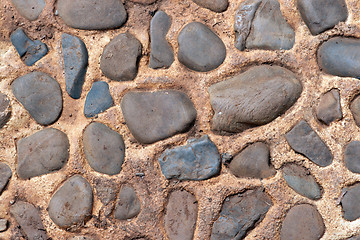 Image showing stone wall backgorund texture