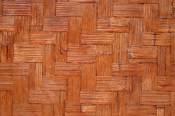 Image showing woven bamboo background