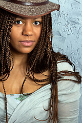 Image showing young black woman
