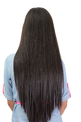 Image showing beautiful straight long hair 