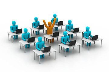 Image showing People working in office